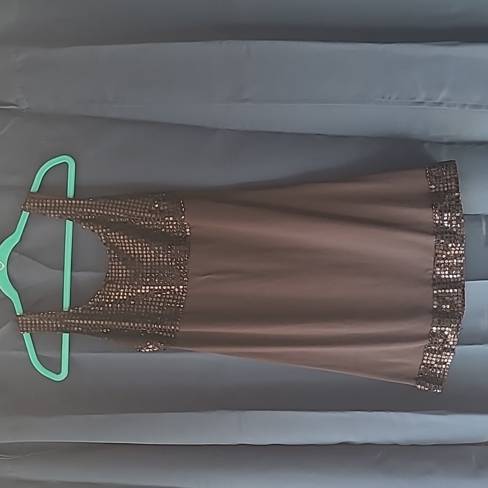 Large black sparkly dress